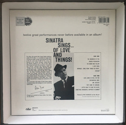 Frank Sinatra - The Capitol Years (20xVINYL BOX) | Near Mint (NM or M-) Very Good (VG)-
