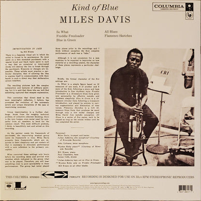 Miles Davis - Kind Of Blue (VINYL LP LEGACY 88697680571) | Near Mint (NM or M-) Near Mint (NM)-