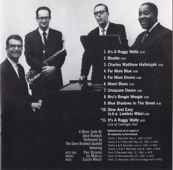 The Dave Brubeck Quartet - Time Further Out (Miro Reflections) (CD) |-