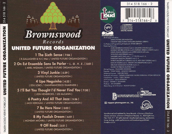 United Future Organization - United Future Organization CD) | Near Mint (NM) Near Mint (NM)-