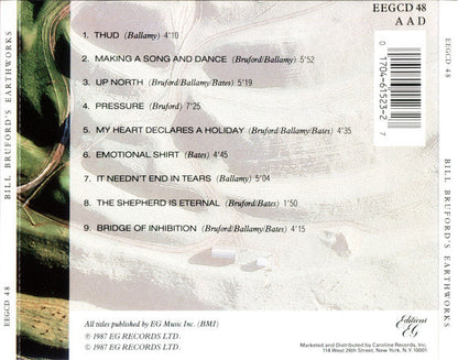 Bill Bruford's Earthworks - Earthworks (CD) | Near Mint (NM) Near Mint (NM)-