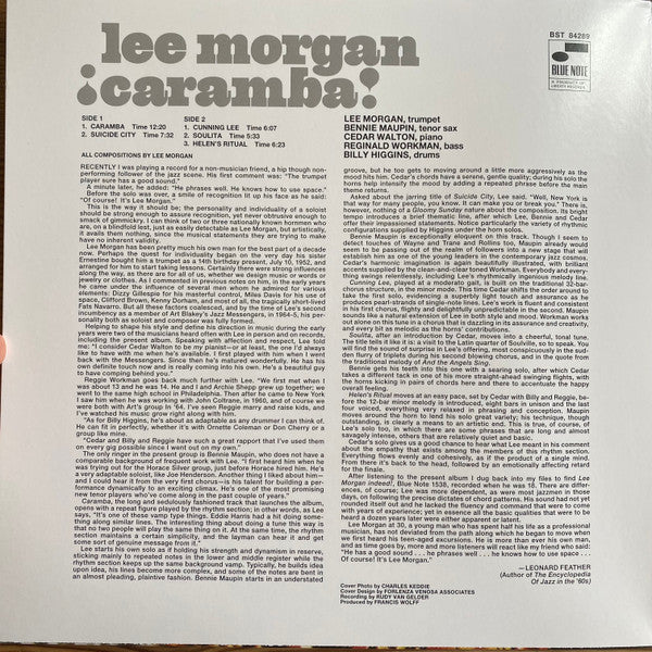 Lee Morgan - Caramba (Blue Note Classic Vinyl Series) | Mint (M) Mint (M)-