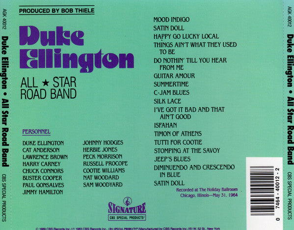 Duke Ellington - All Star Road Band (CD) | Near Mint (NM) Near Mint (NM)-