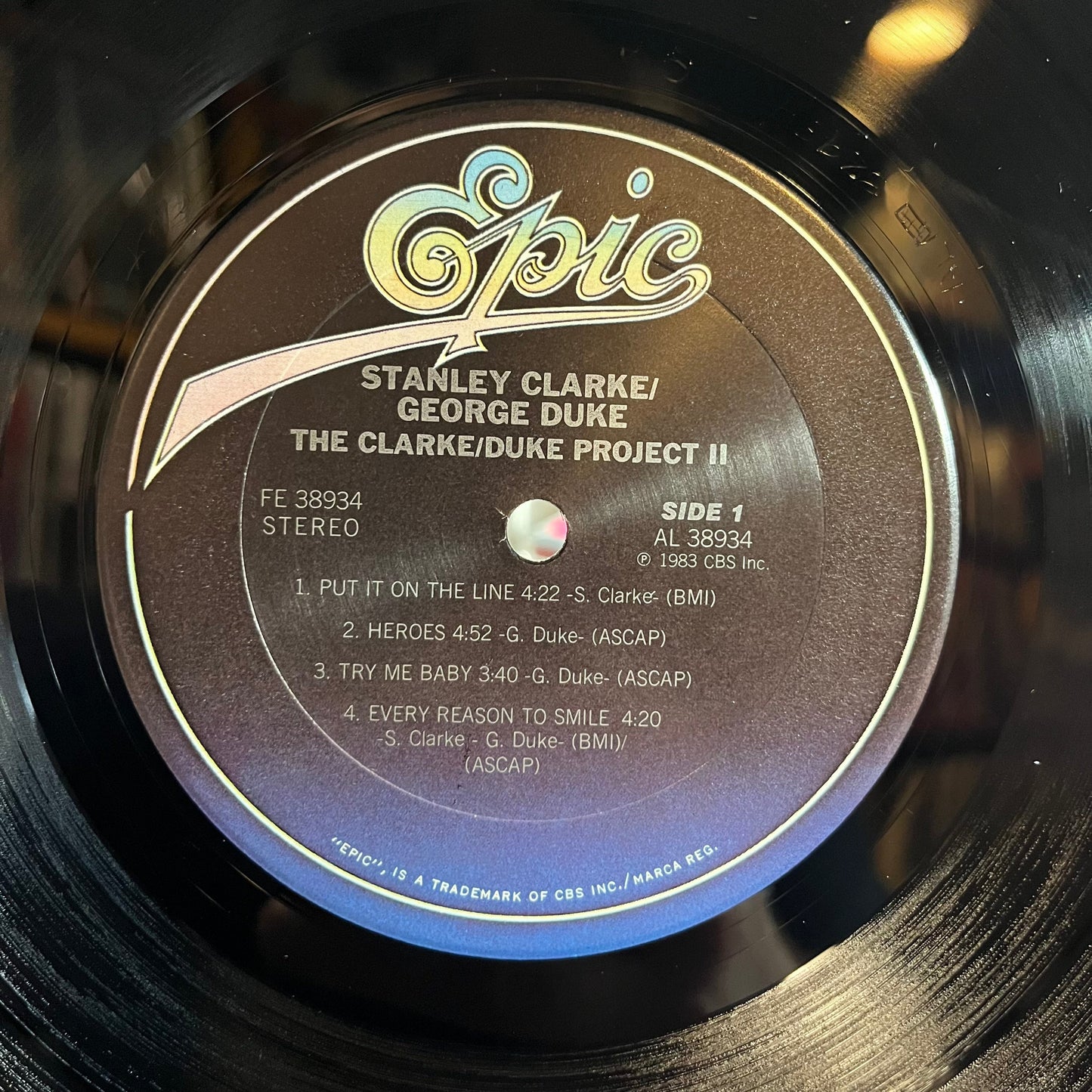 Stanley Clarke/George Duke - The Clarke / Duke Project II (LP) | Near Mint (NM) Near Mint- (NM-)-