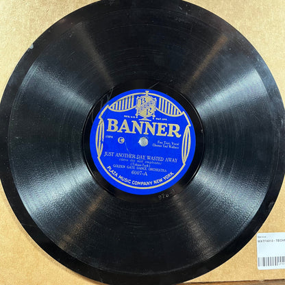 Golden Gate Orchestra - Just Another Day Wasted Away / Zulu Wail (SHELLAC 78) | Very Good Plus (VG+) Generic-