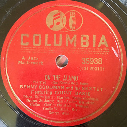 Benny Goodman Sextet - On The Alamo / Gone With What Draft (10" 78RPM RECORD) | Very Good Plus (VG+) Generic-
