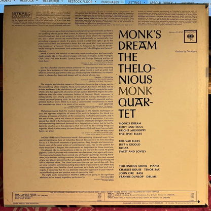 Thelonious Monk - Monk's Dream *TERRE HAUTE* | Very Good Plus (VG+) Excellent (EX)-