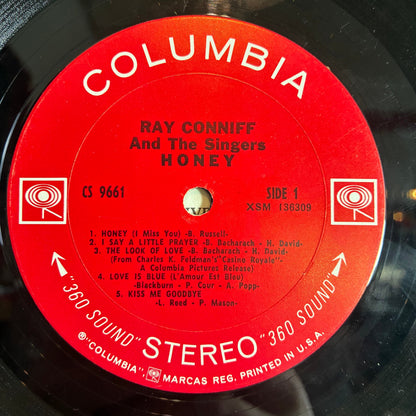 Ray Conniff And The Singers - Honey (VINYL) | Very Good Plus (VG+) Very Good Plus (VG+)-