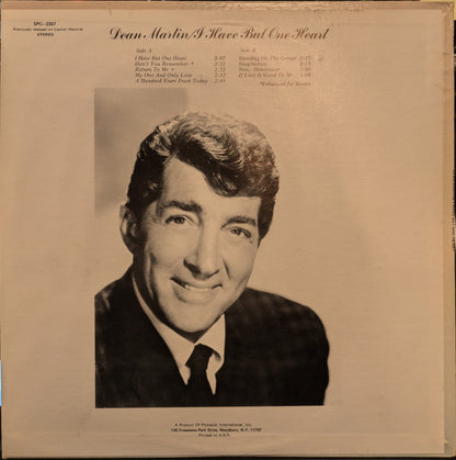 Dean Martin - I Have But One Heart | Very Good Plus (VG+) Excellent (EX)-