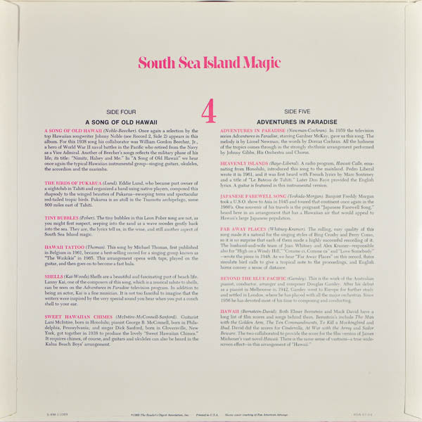 Various - South Sea Island Magic (BOX SET) | Very Good Plus (VG+) Very Good Plus (VG+)-