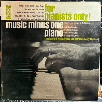Mal Waldron - For Pianists Only! (VINYL) | Very Good Plus (VG+) Very Good Plus (VG+)-
