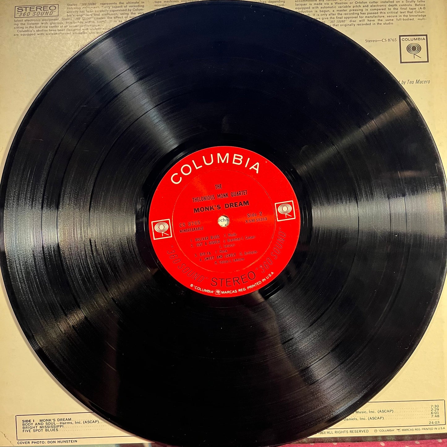 Thelonious Monk - Monk's Dream *TERRE HAUTE* | Very Good Plus (VG+) Excellent (EX)-