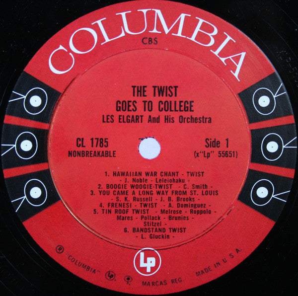Les Elgart And His Orchestra - The Twist Goes To College | Very Good Plus (VG+) Near Mint (NM)-