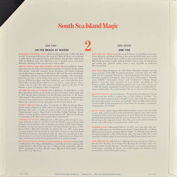 Various - South Sea Island Magic (BOX SET) | Very Good Plus (VG+) Very Good Plus (VG+)-