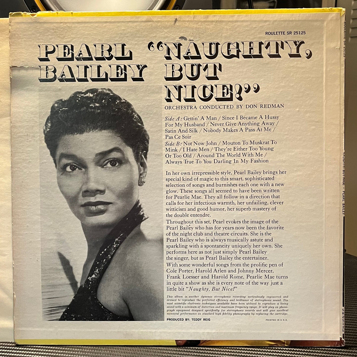 Pearl Bailey - Naughty But Nice | Very Good Plus (VG+) Very Good Plus (VG+)-