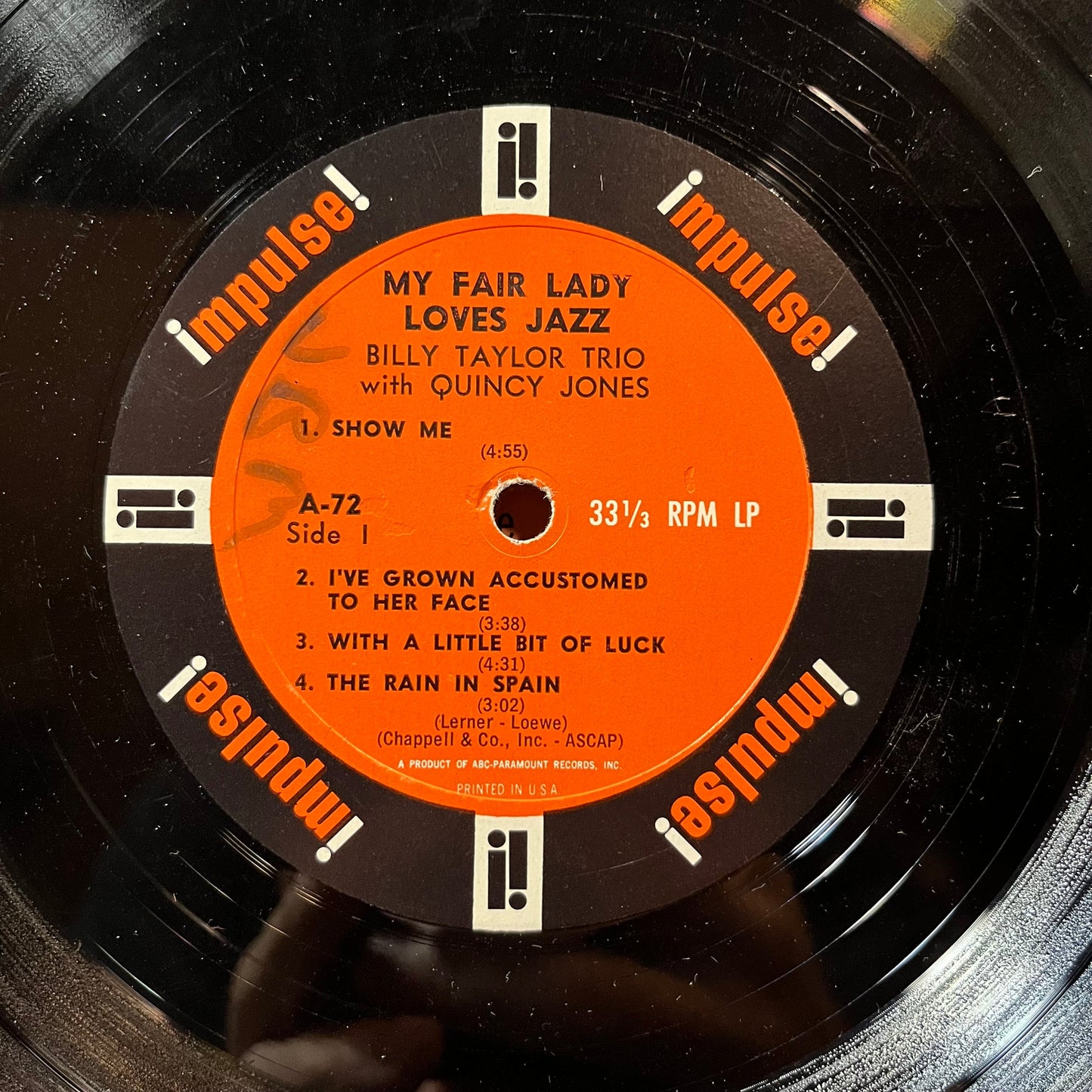 Billy Taylor Trio - My Fair Lady Loves Jazz (VINYL) | Very Good Plus (VG+) Very Good (VG)-