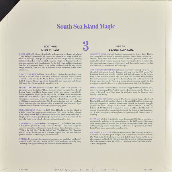 Various - South Sea Island Magic (BOX SET) | Very Good Plus (VG+) Very Good Plus (VG+)-