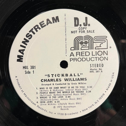 Charles Williams (15) - Stickball *PROMO* | Very Good (VG) Very Good Plus (VG+)-
