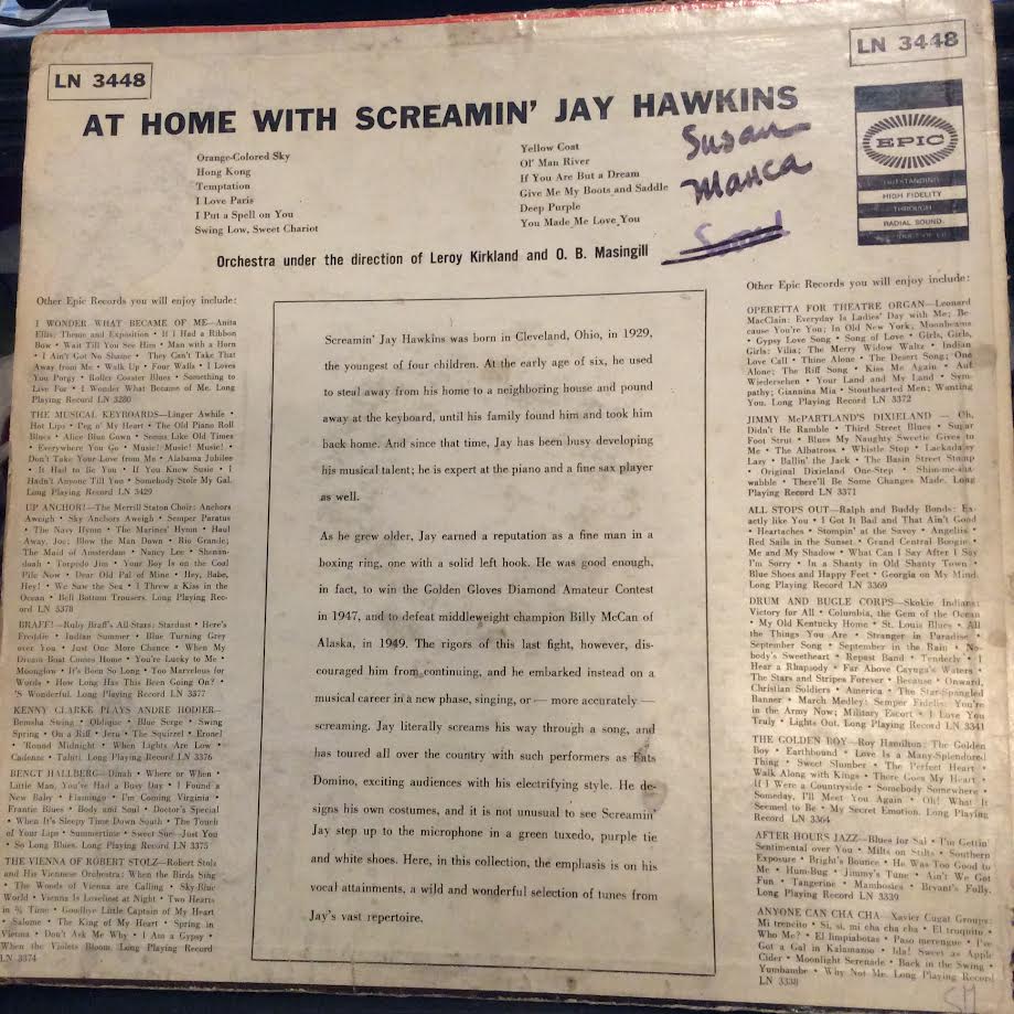 Screamin' Jay Hawkins - At Home With Screamin' Jay Hawkins (VINYL) | Very Good (VG) Good Plus (G+)-