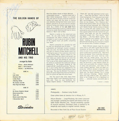 The Rubin Mitchell Trio - The Golden Hands Of Rubin Mitchell | Very Good Plus (VG+) Near Mint (NM)-