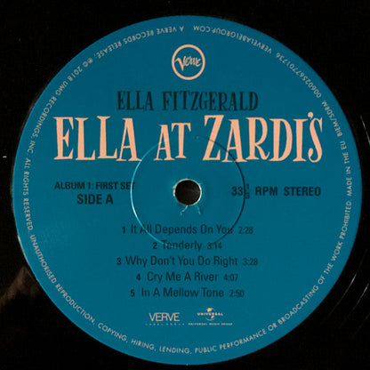 Ella Fitzgerald - Ella At Zardi's | Mint (M) Mint (M)-