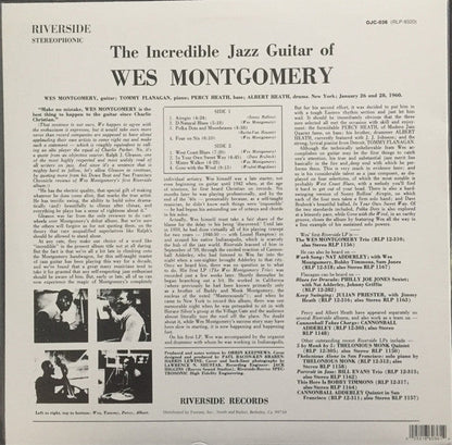 Wes Montgomery - The Incredible Jazz Guitar Of Wes Montgomery | Mint (M) Mint (M)-
