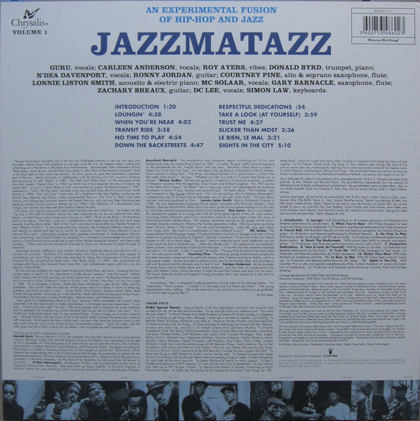 Guru - Jazzmatazz (Volume 1) | Mint (M) Mint (M)-
