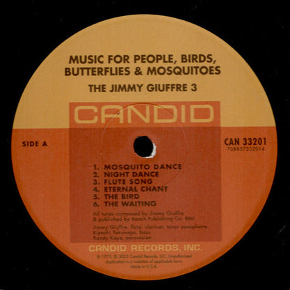 The Jimmy Giuffre Trio - Music For People, Birds, Butterflies & Mosquitoes | Mint (M) Mint (M)-