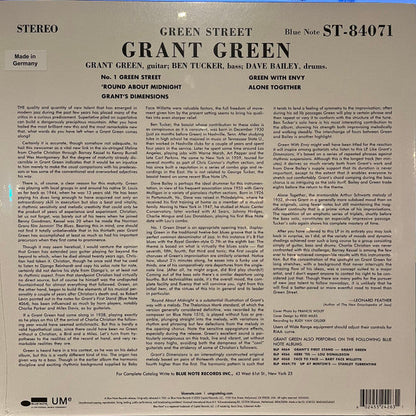 Grant Green - Green Street (VINYL) | Mint (M) Mint (M)-