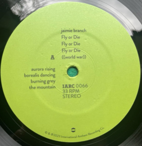 Jaimie Branch - Fly Or Die Fly Or Die Fly Or Die ((World War)) | Mint (M) Mint (M)-