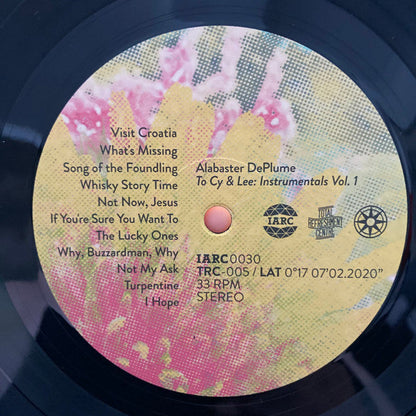 Alabaster DePlume - To Cy & Lee: Instrumentals Vol. 1 | Mint (M) Mint (M)-