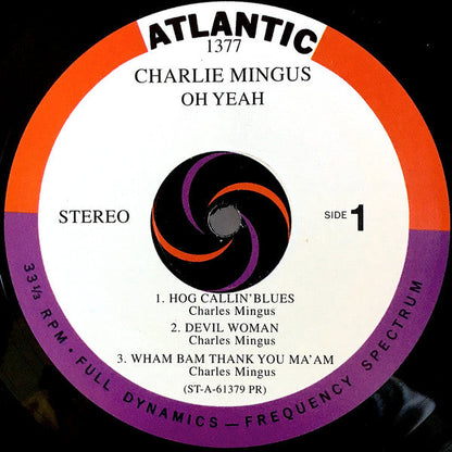 Charles Mingus Oh Yeah LP Mint (M) Mint (M)-