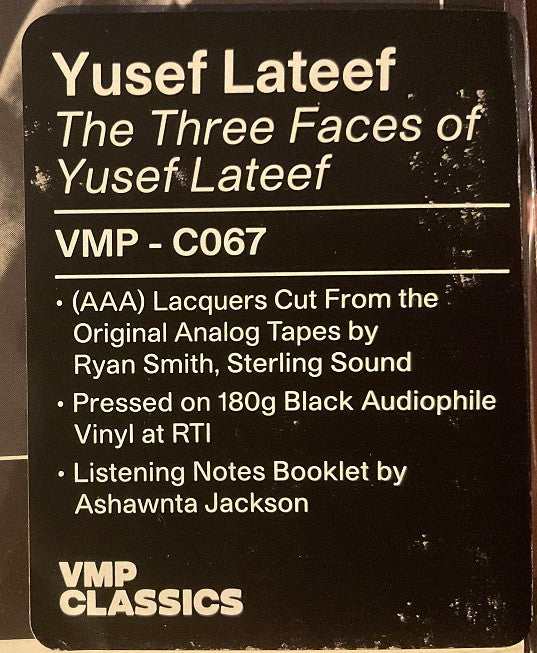 The Three Faces of Yusef Lateef | Mint (M) Mint (M)-