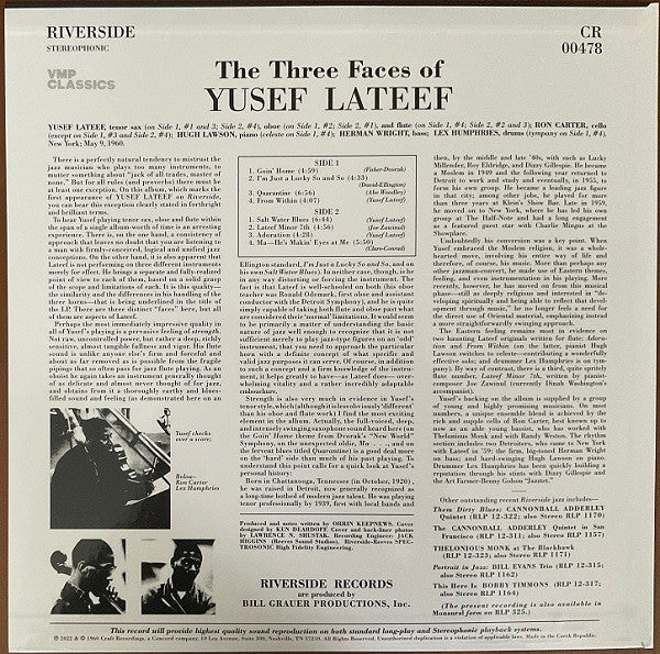 The Three Faces of Yusef Lateef | Mint (M) Mint (M)-