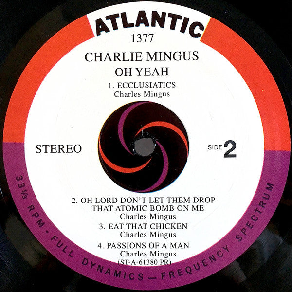 Charles Mingus Oh Yeah LP Mint (M) Mint (M)-