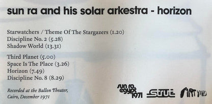 The Sun Ra Arkestra - Horizon | Mint (M) Mint (M)-