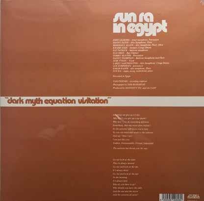 The Sun Ra Arkestra - Live In Egypt Vol. I (Nature's God) (Dark Myth Equation Visitation) | Mint (M) Mint (M)-