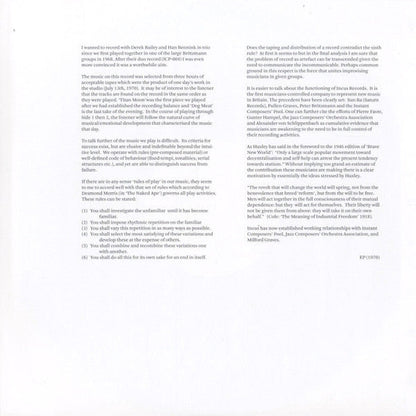 Evan Parker - The Topography Of The Lungs (VINYL) | Mint (M) Mint (M)-