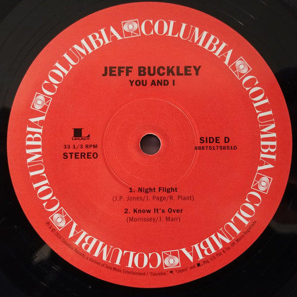 Jeff Buckley - You And I (2x VINYL) | Mint (M) Mint (M)-