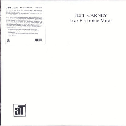 Jeff Carney - Live Electronic Music | Mint (M) Mint (M)-
