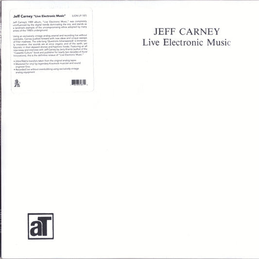Jeff Carney - Live Electronic Music | Mint (M) Mint (M)-