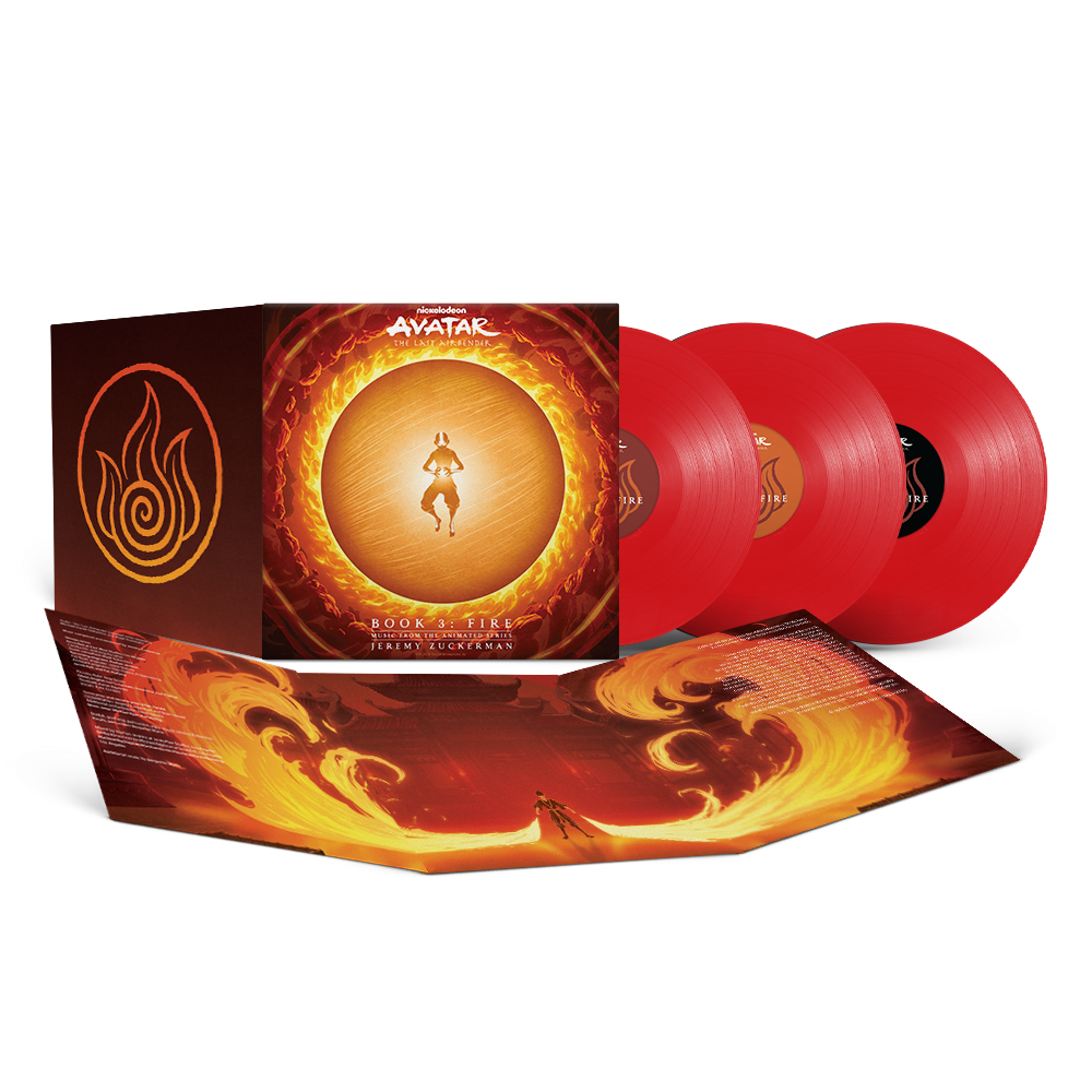 Jeremy Zuckerman - Avatar: The Last Airbender - Book 3: Fire (Music From The Animated Series) [Red Vinyl] [3LP] |-