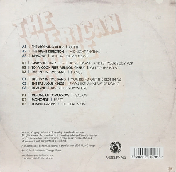 The American Boogie Down (A Special Collection Of Lost Disco, Funk & Boogie) | Mint (M) Very Good Plus (VG+)-