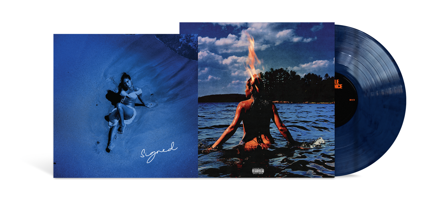 Jessie Reyez - A Little Vengeance (IEX SIGNED INSERT DEEP WATER BLUE VINYL) |-