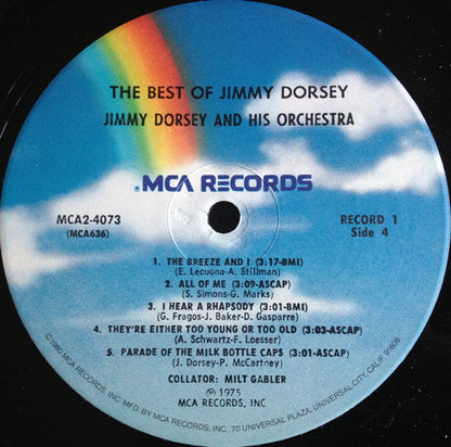 The Best Of Jimmy Dorsey | Near Mint (NM) Very Good Plus (VG+)-