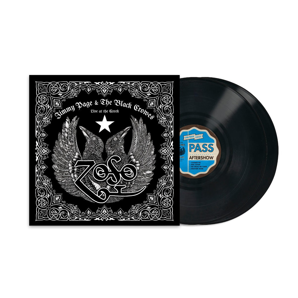Jimmy Page & The Black Crowes - Live At The Greek (Blackk 2xVINYL) | Mint (M) Mint (M)-