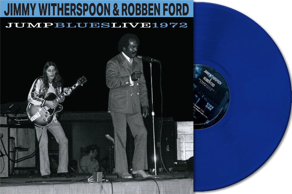 Jimmy Witherspoon & Robben Ford - Jump Blues Live 1972 (Indie Exclusive Cobalt Blue VINYL) | Mint (M) Mint (M)-