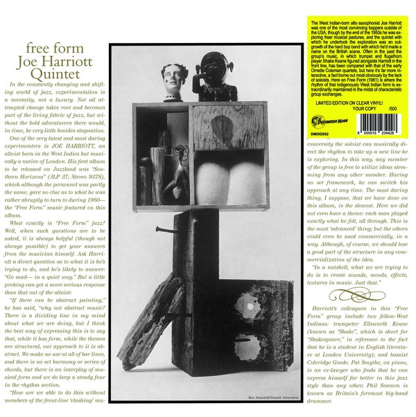 JOE HARRIOTT QUINTET - Free Form |-