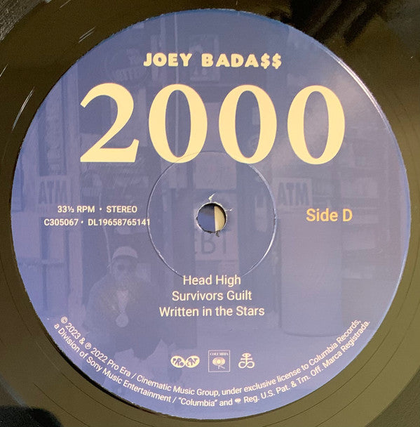 Joey Bada$ - 2000 | Mint (M) Mint (M)-