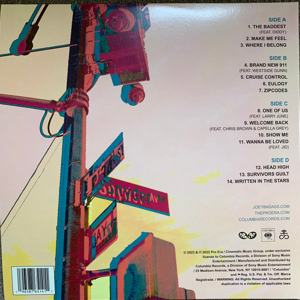 Joey Bada$ - 2000 | Mint (M) Mint (M)-